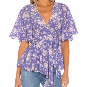 The Meryl Top in Vintage Ditzy Print - REVOLVE